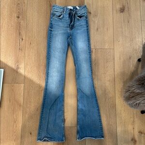 Women's Blue Flared Jeans